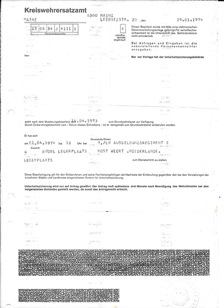 7. Kompanie Budel 1974 Q2